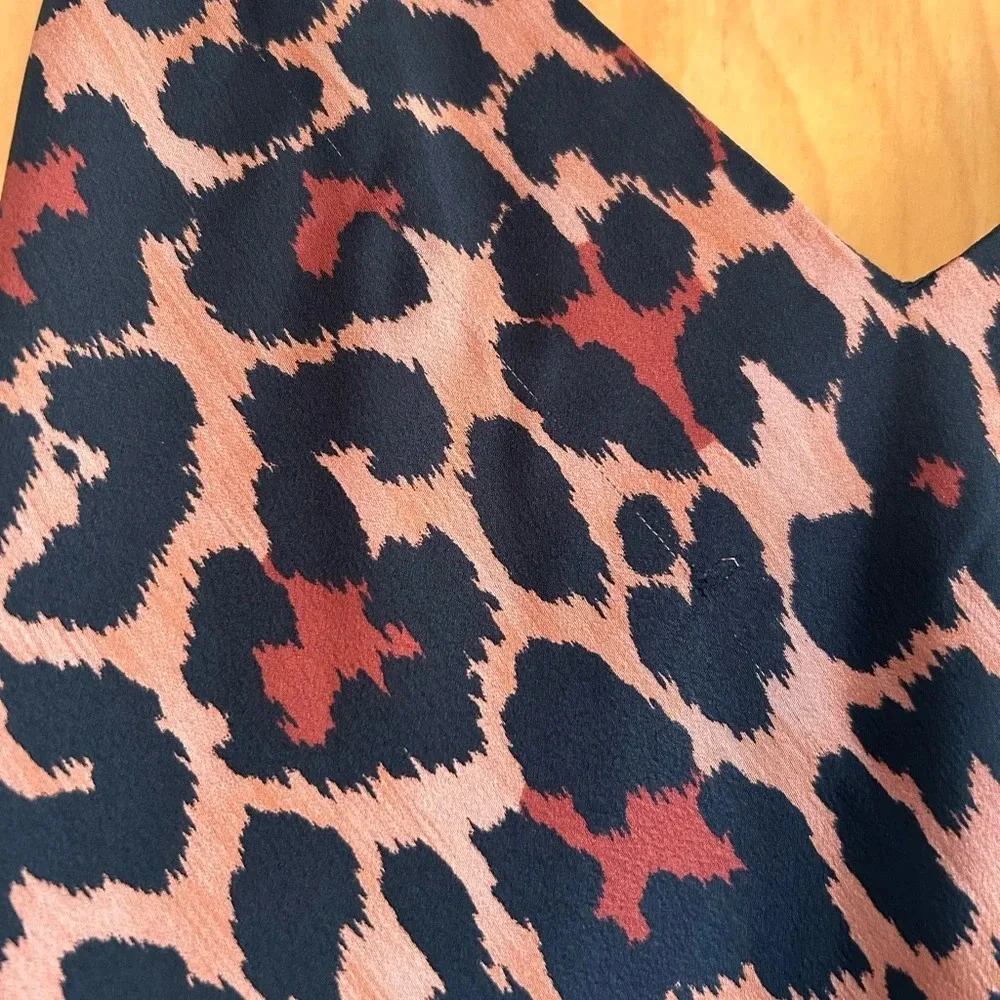 NWT J.CREW LEOPARD SLIP DRESS